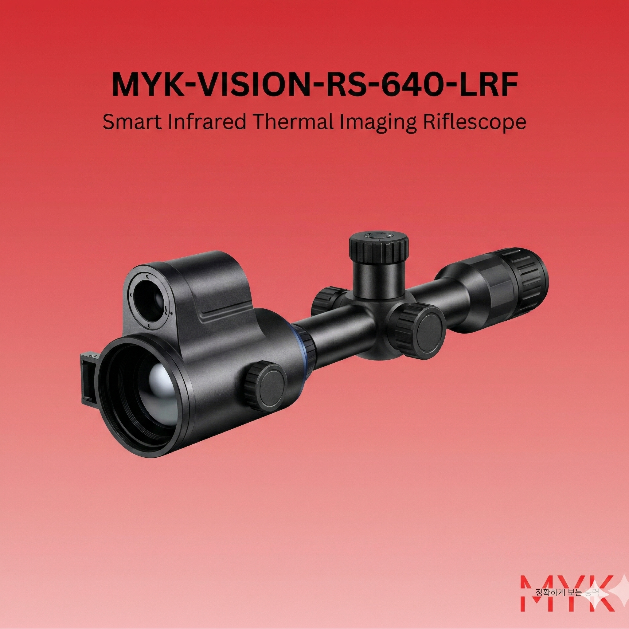 MYK VISION RS 640 LRF Smart Infrared Thermal Imaging Riflescope